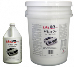 White Out for Paint Booths 1-Gallon (qty. 4) or 5-Gallon