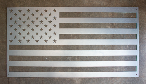 Metal American Flag Metal American Flag