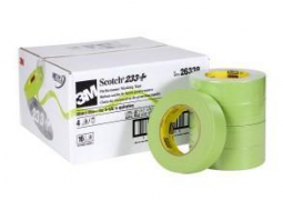 3m 1-1/2" Green Masking Tape #26338 - 16 Rolls