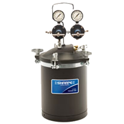 Spray Gun Pressure Pot, 2.5 Gallon Dual Regulator