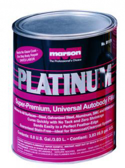 3M 01171 Platinum Body Filler - 1 Gallon