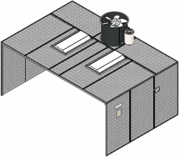 Open Face Spray Booth 16'